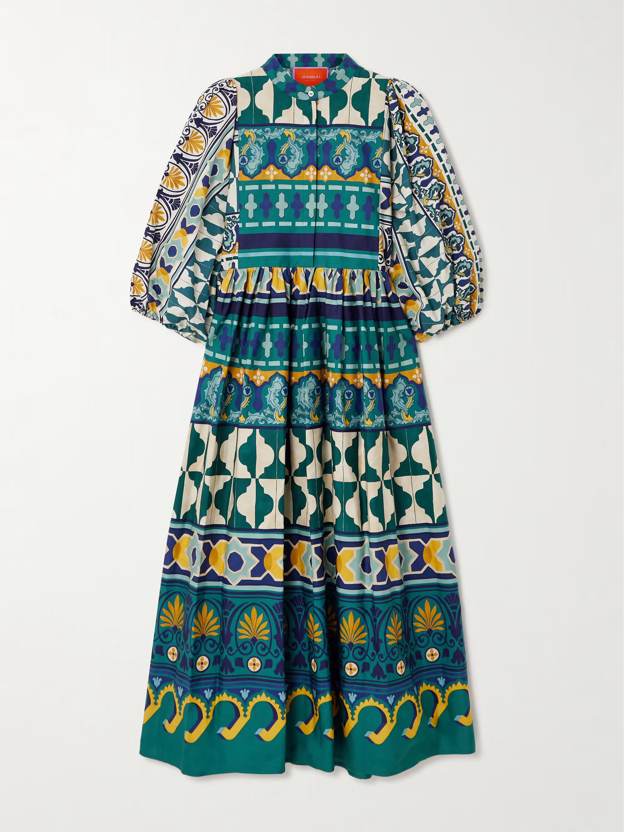 Portofino pleated cotton-poplin maxi dress | NET-A-PORTER (US)