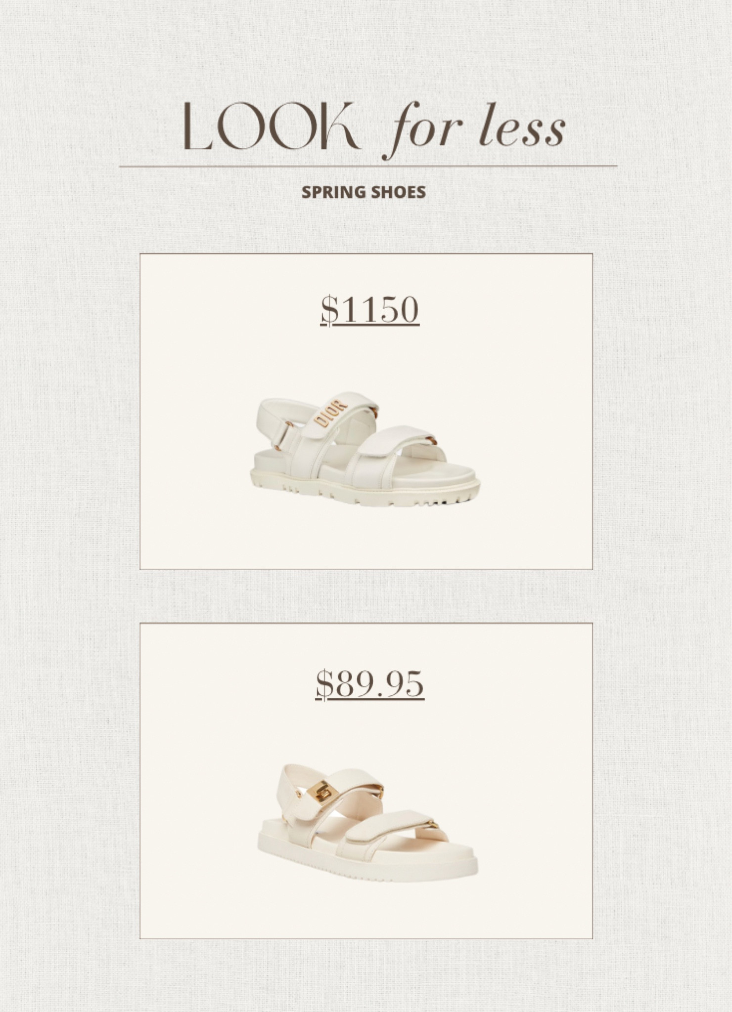 Which sandals do you prefer? 

#LTKshoecrush #LTKFind #LTKstyletip