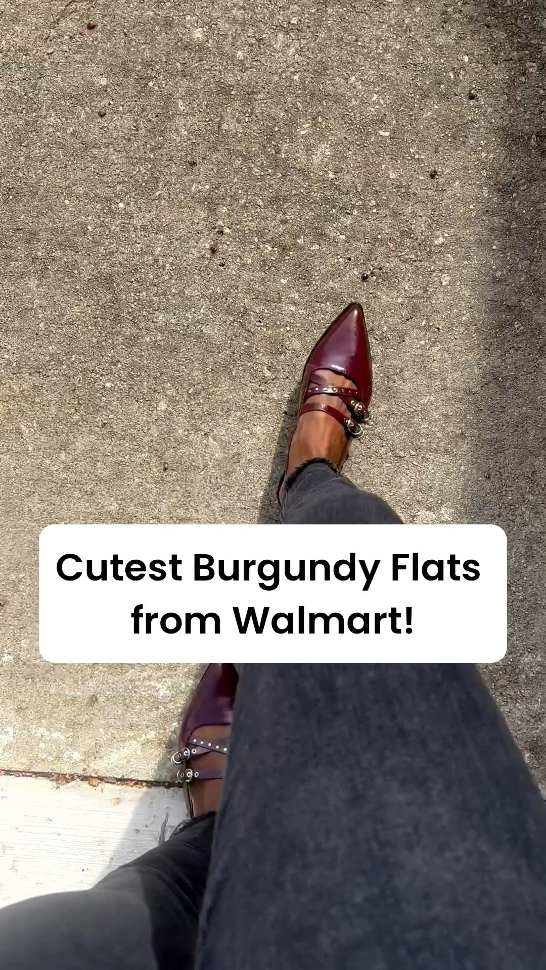 Burgundy is EVERYWHERE and I’m not mad at it. Got these fun flats for under $25! #walmartfashion #fallfashiontrends

#LTKShoeCrush #LTKOver40