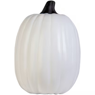 Holiday Living 13-in Carvable Pumpkin | Lowe's