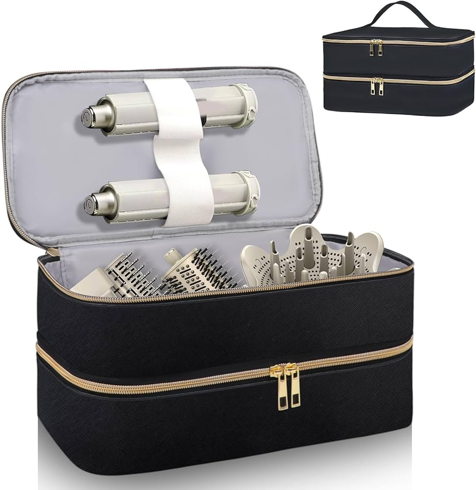 Travel Carrying Case for Shark Flex Style, Double Layer Storage Case for Shark SpeedStyle Hair Dr... | Amazon (US)