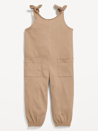 Sleeveless Jacquard-Knit Jumpsuit for Toddler Girls | Old Navy (US)