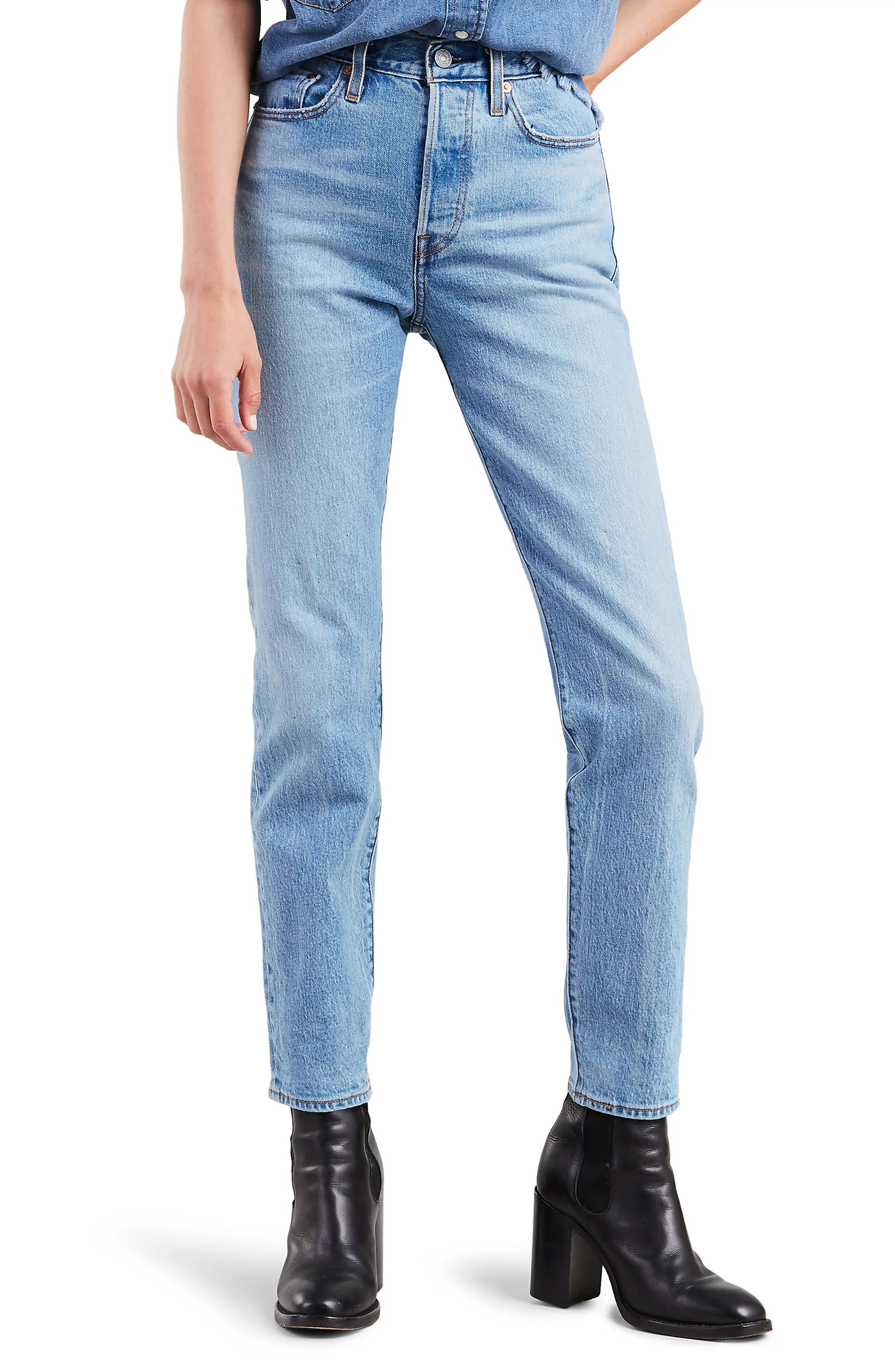 Women's Levi's Wedgie Icon Fit High Waist Ankle Jeans, Size 23 - Blue | Nordstrom