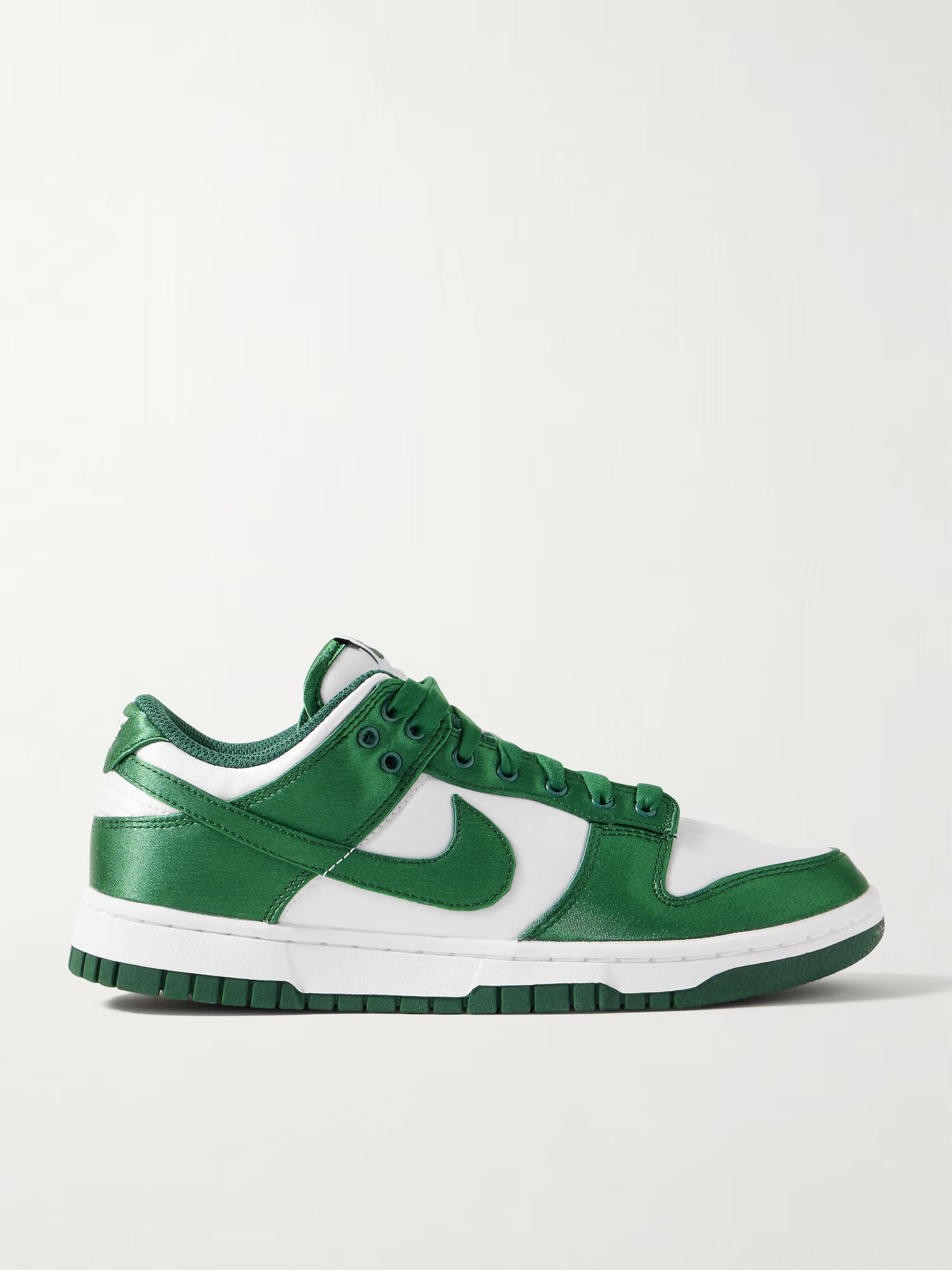 Dunk Low satin sneakers | NET-A-PORTER (US)