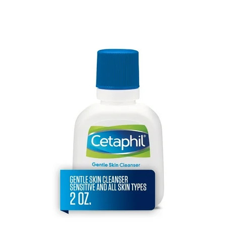 Cetaphil Gentle Skin Cleanser, Face Wash For Sensitive and All Skin Types, 2 Oz | Walmart (US)