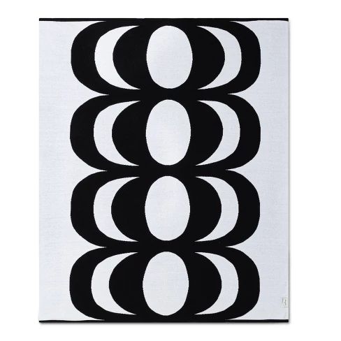 60"x50" Throw Blanket White/Black - Marimekko for Target | Target