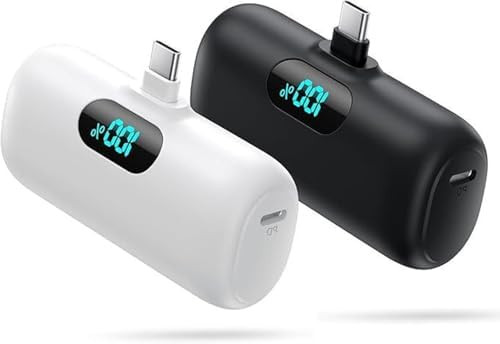 [2 Pack]Small Portable Charger for iPhone 17/16/15 Series,5000mAh 3A PD USB C Power Bank, Mini Tr... | Amazon (US)