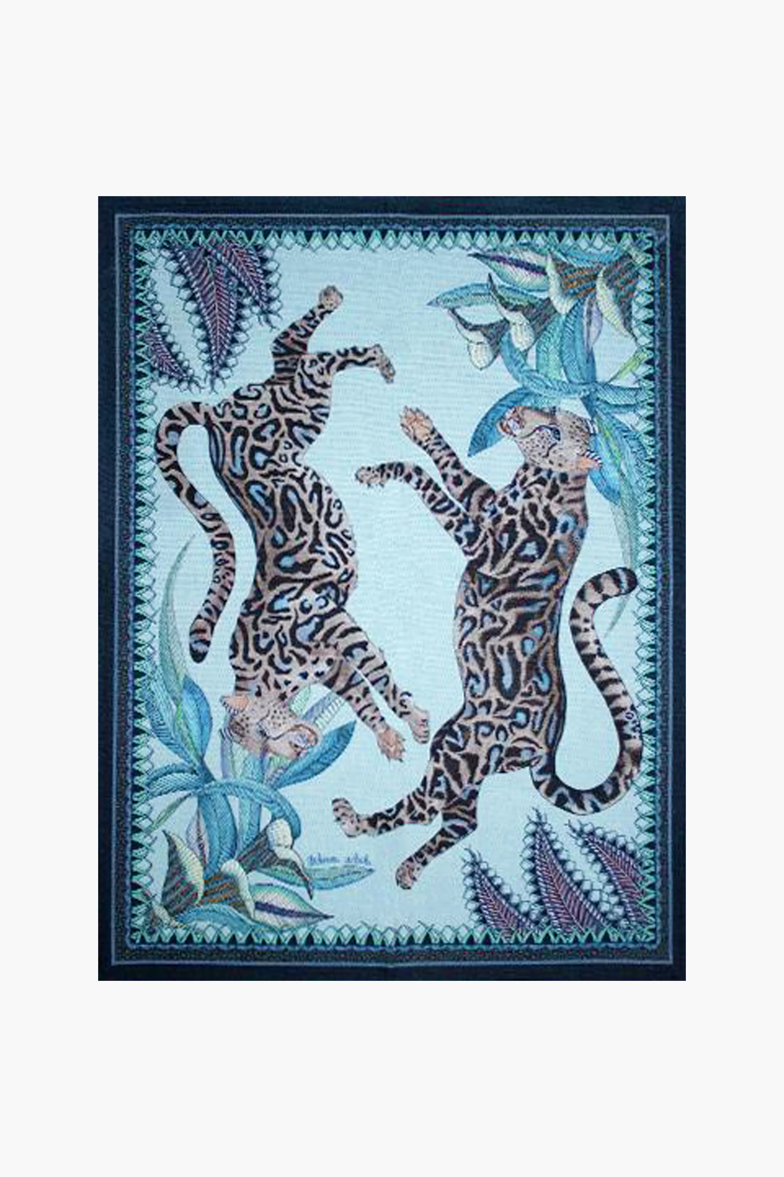 Tanzanite Cheetah Kings Tea Towel | Tuckernuck (US)