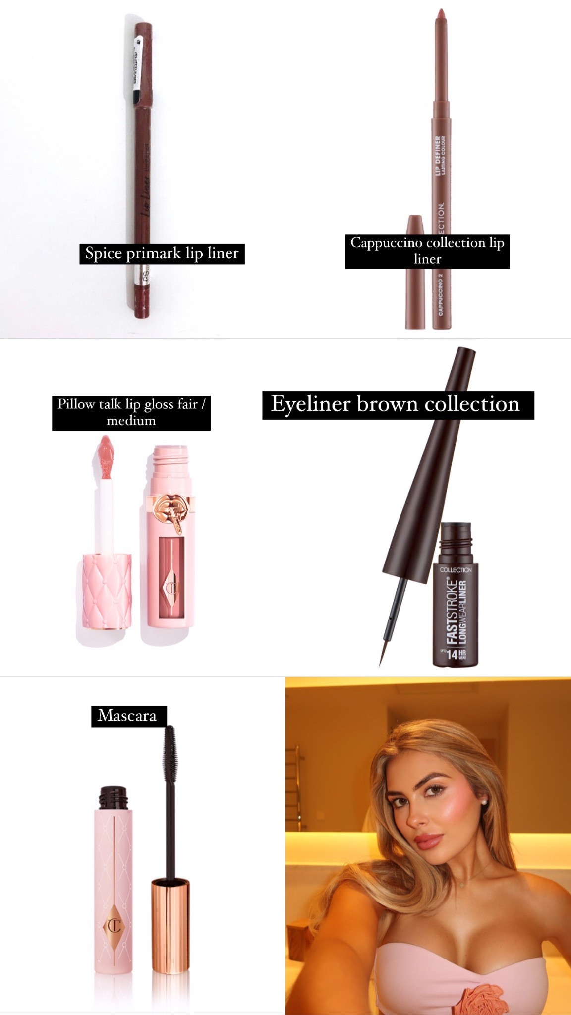 My eyes and lip make up 