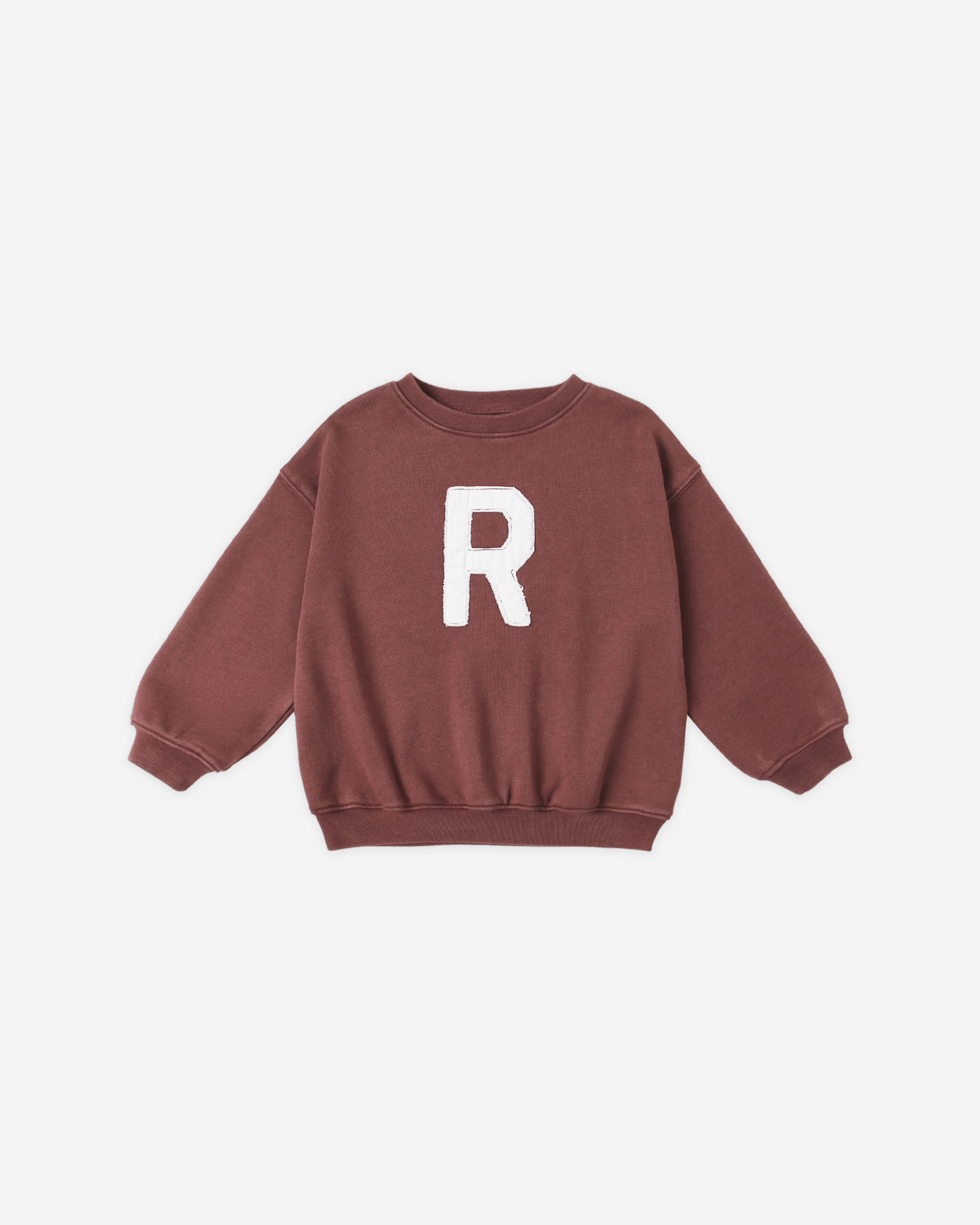 Relaxed Sweatshirt || Burgundy | Rylee + Cru