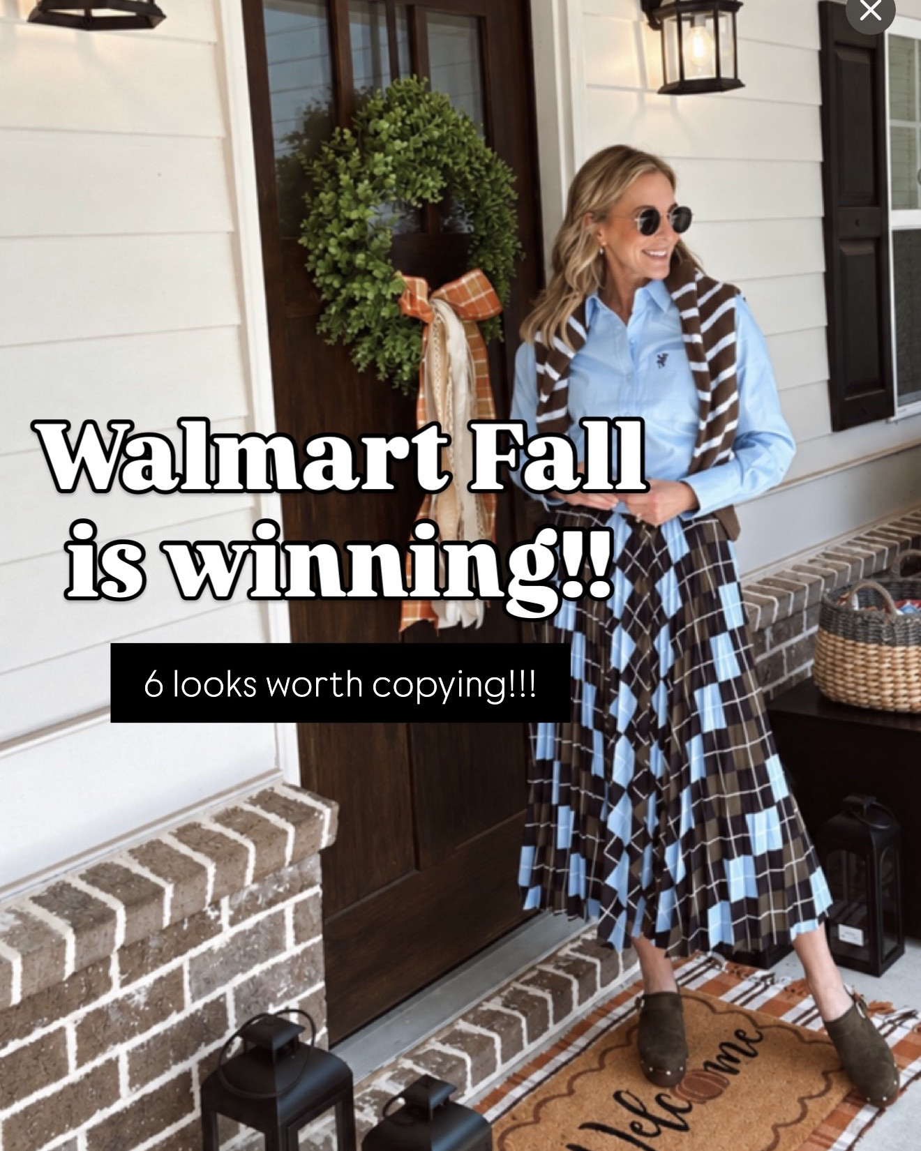 Comment FALL and I’ll send you all the links! 

Fall outfits are officially getting GOOD, and these Walmart finds are making getting dressed so easy. From fall workwear and teacher outfits to denim dresses, pleated skirts, cozy sweaters, corduroy and easy layering pieces, these are the styles I’ll be reaching for on repeat. I love finding affordable fall fashion that looks elevated, mixes and matches easily, and actually works for real life. Which look are you wearing first?

Walmart fall fashion, Walmart outfits, affordable fall outfits, fall fashion over 40, fall fashion over 50, teacher outfits, fall workwear, casual fall outfits, Walmart new arrivals, women’s fall fashion, affordable workwear, fall outfit ideas, preppy fall style, denim dress, pleated skirt outfit, corduroy shirt, fall layering, everyday fall style, Walmart fashion finds

#LTKmomlife #LTKgrwm #LTKootd