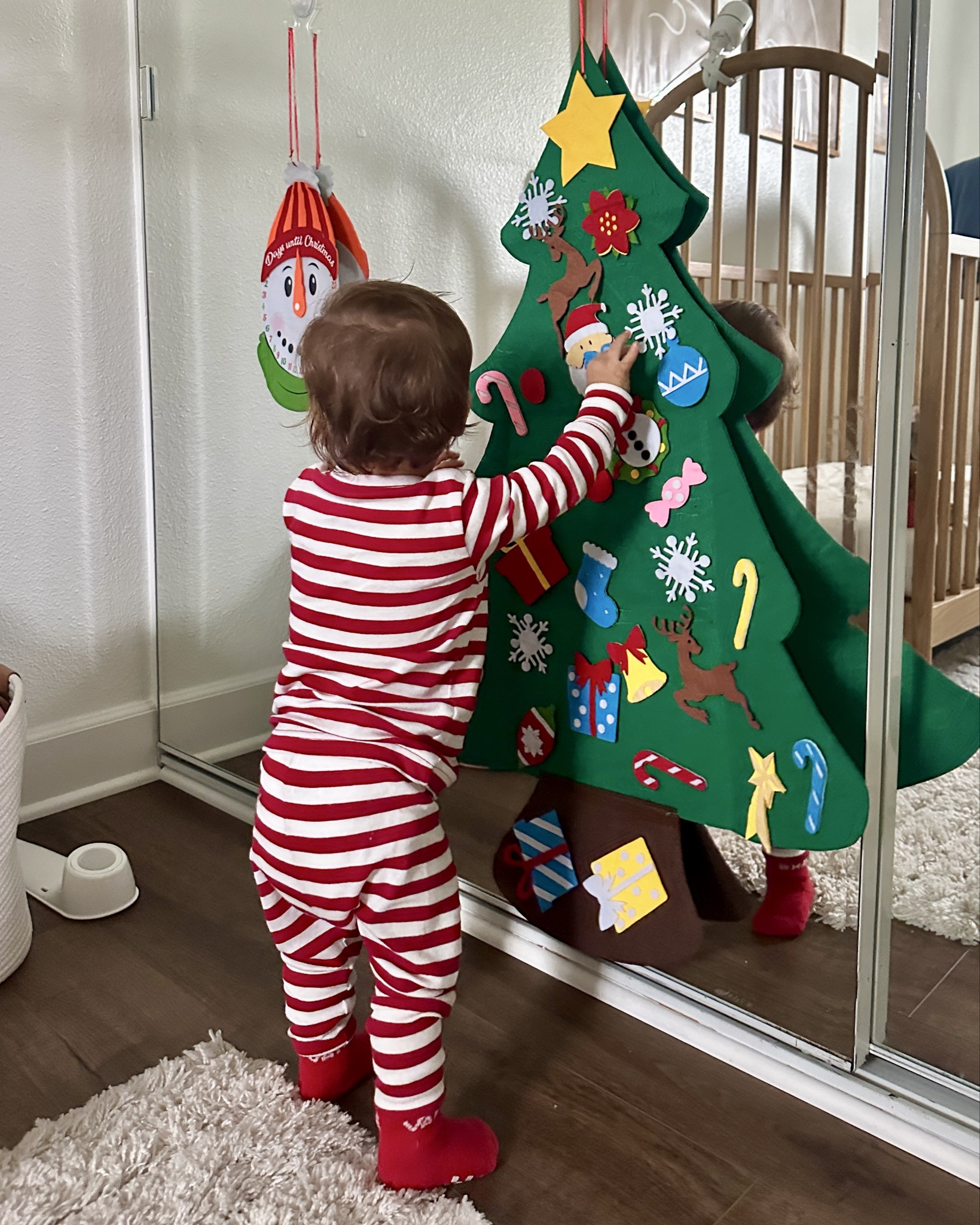 the cutest toddler Christmas tree! 🎄