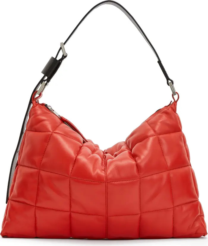 AllSaints Edbury Leather Shoulder Handbag | Nordstrom | Nordstrom