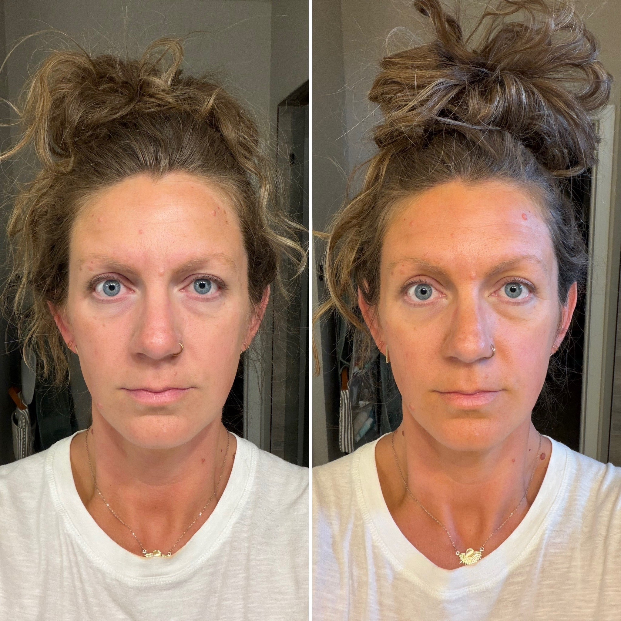 First time using the face tanning micromist and I’d call that a win! 👏🏻 code: MALLORYM15
Spray on clean face and neck, wait to dry then add daily moisturizers 
@Coco & Eve 

#LTKselfcare