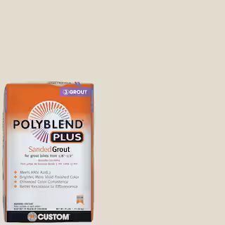 Custom Building Products Polyblend Plus #11 Snow White 25 lb. Sanded Grout PBPG1125 | The Home Depot
