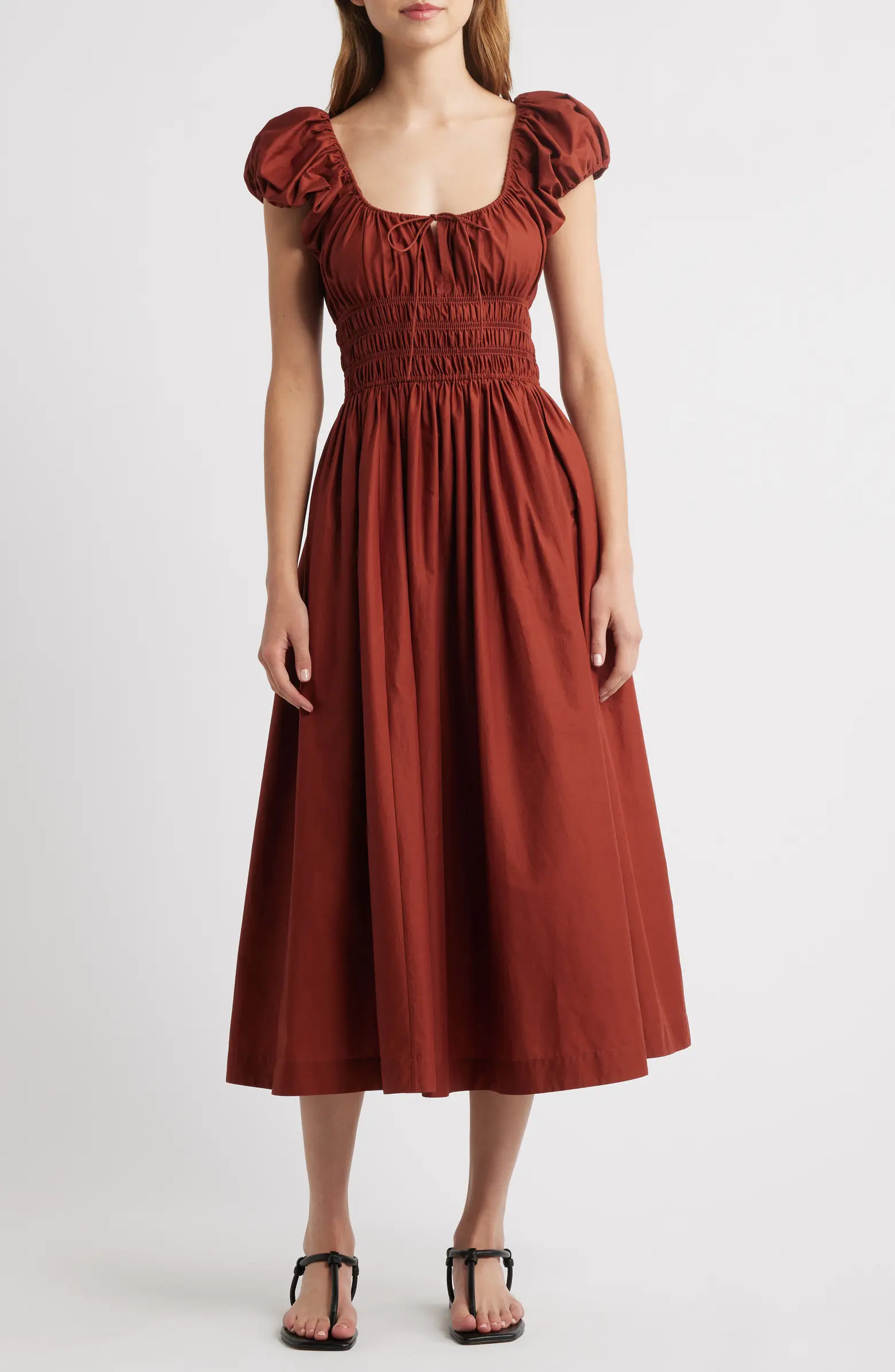 Quinn Organic Cotton Poplin Maxi Dress | Nordstrom