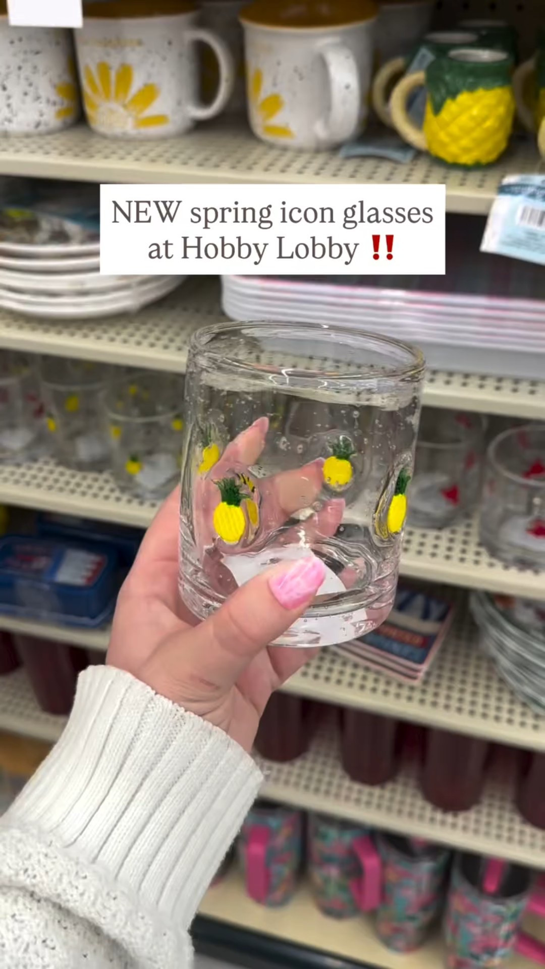 NEW spring icon glasses @hobbylobby 😍

Which one are you grabbing??

#hobbylobby #hobbylobbyfinds #hobbylobbyiconglass #iconglass #trending 
{hobby lobby, hobby lobby finds, hobby lobby icon glass, icon glass, trending}