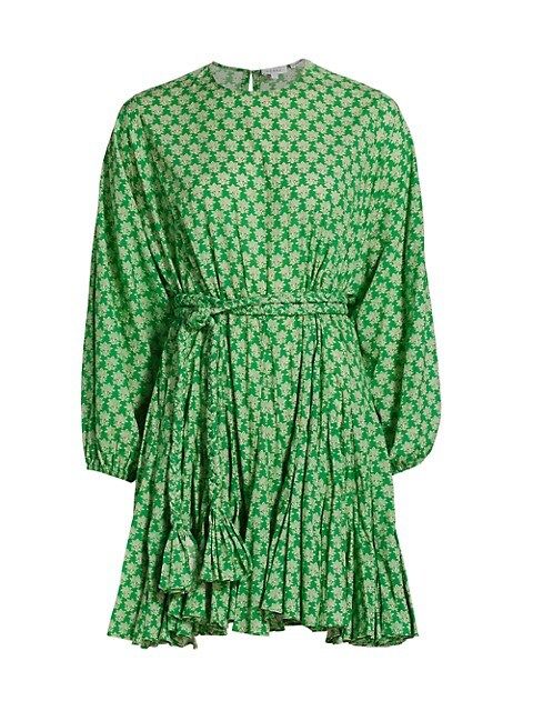 Ella Printed Cotton Mini Dress | Saks Fifth Avenue