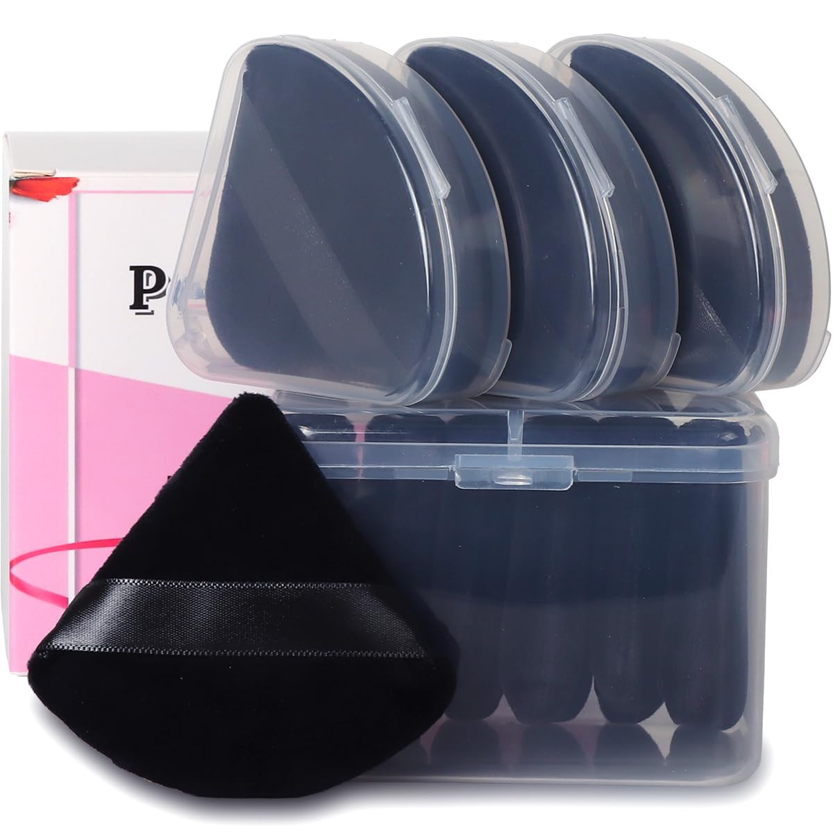 Ocim 10Pcs Triangle Powder Puffs for Face Powder,Soft Velour Triangular Beauty Puff,Makeup Presse... | Amazon (US)