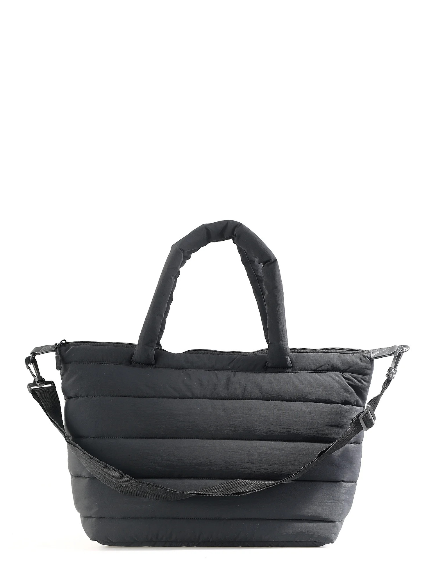 No Boundaries Women's Puffy Quilted Tote Handbag | Walmart (US)