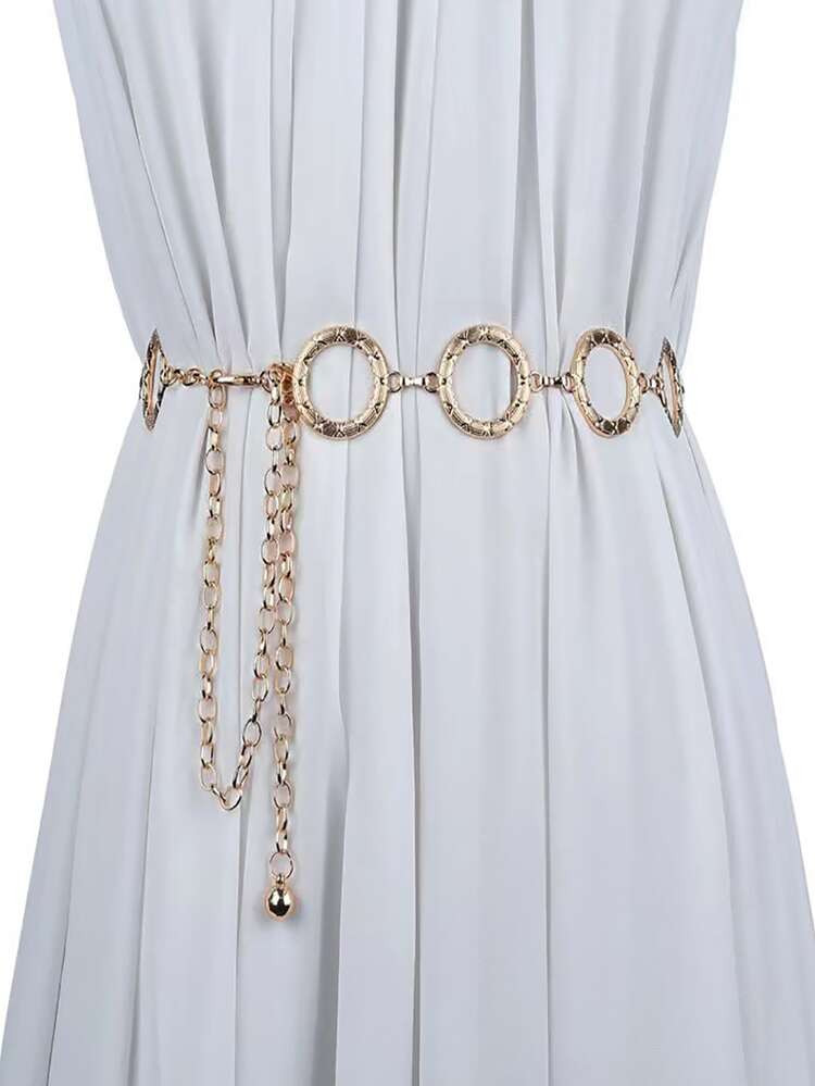Circle Decor Chain Belt | SHEIN