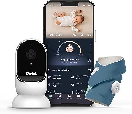 Owlet Dream Duo Smart Baby Monitor - Video Baby Monitor with HD Camera & Dream Sock: Only Baby Mo... | Amazon (US)