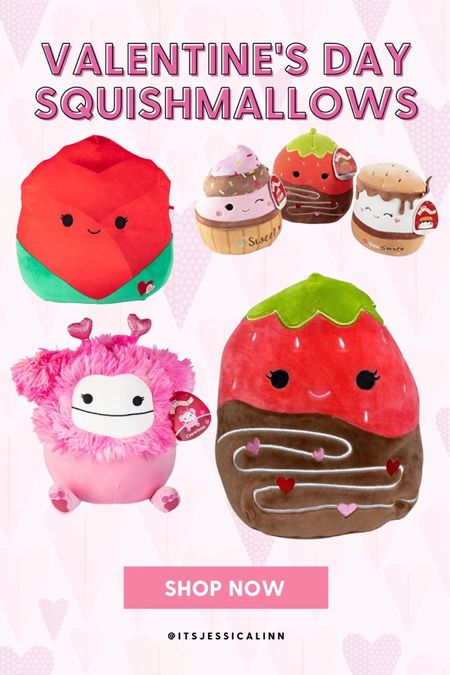 Valentine’s Day squishmallows 
New holiday squishmallows
Chocolate covered strawberry 
Rose squishmallows 
Pastry squishmallow 


Follow my shop @linnstyleblog on the @shop.LTK app to shop this post and get my exclusive app-only content!

#liketkit #LTKfamily #LTKGiftGuide #LTKkids
@shop.ltk
https://liketk.it/3XVy5


#LTKGiftGuide #LTKkids #LTKfamily