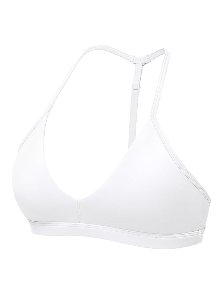 YEOREO Sports Bras for Women Strappy Padded Halter Ericie Open Back Light Impact Deep V Neck Yoga... | Amazon (US)