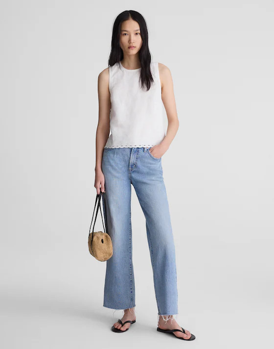 Shell Top in 100% Linen | Madewell