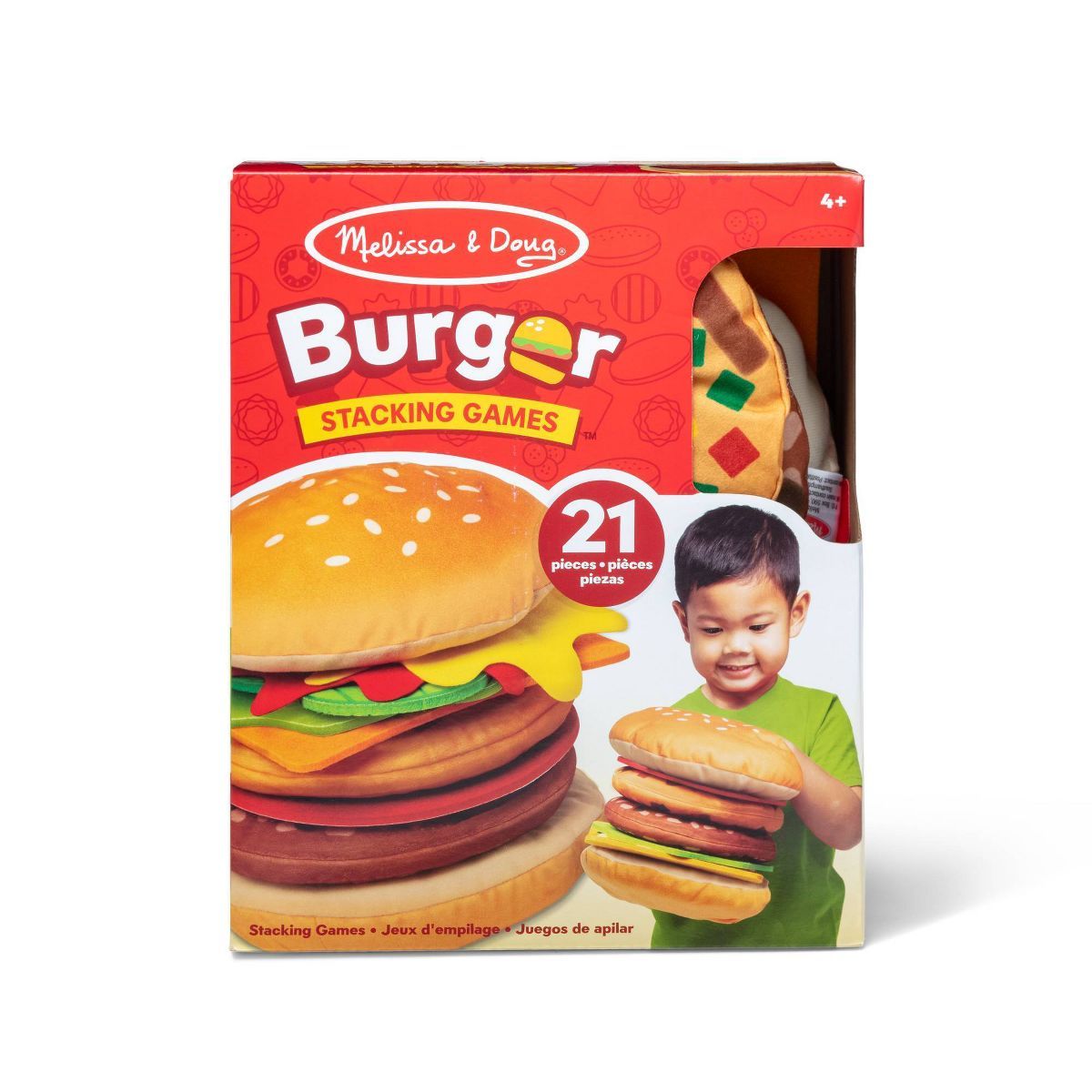 Melissa & Doug Burger Matching, Catching, and Stacking Games | Target