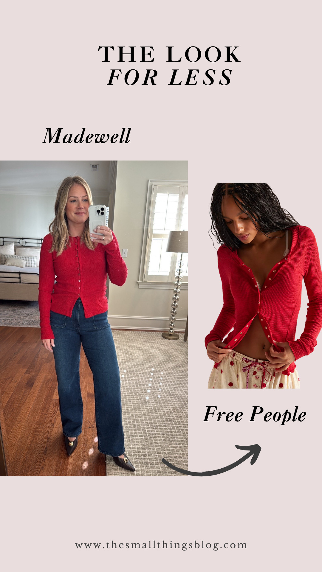 look for less! free people and madewell. red cardigan. 

 

#LTKGiftGuide #LTKHoliday #LTKFindsUnder100