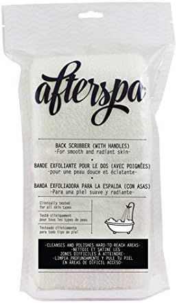 AfterSpa Beauty - Back Scrubber with Handles for Smooth and Radiant Skin - Take Home Your Spa Exp... | Amazon (US)