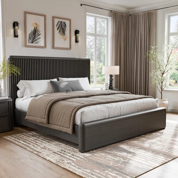 Florvil Fluted Bed | Wayfair North America