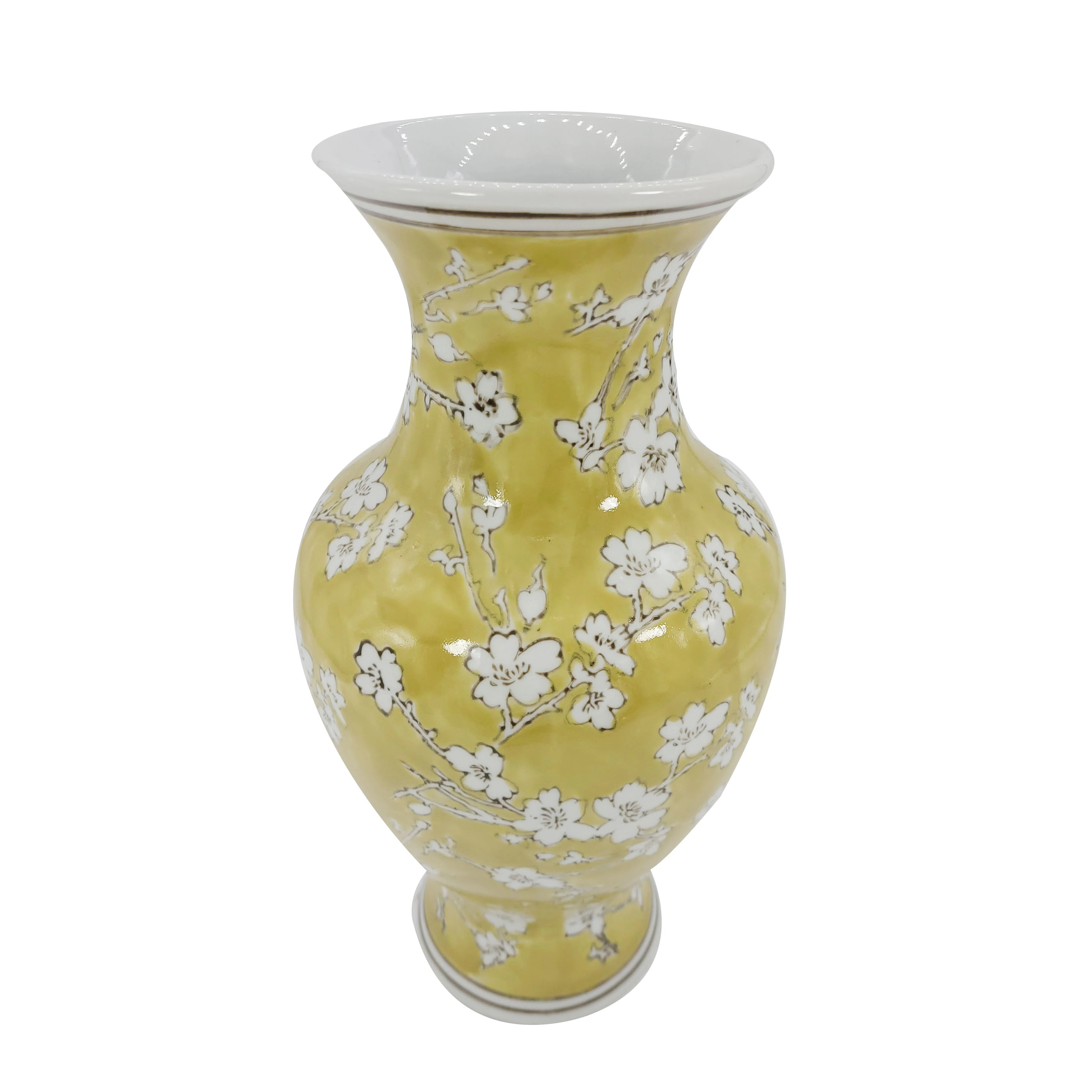 Red Barrel Studio® 14" Floral Chinoiserie Ceramic Table Vase & Reviews | Wayfair | Wayfair North America