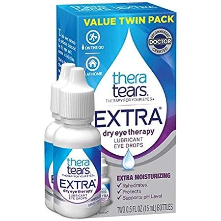 TheraTears Eye Drops for Dry Eyes, Dry Eye Therapy Lubricant Eyedrops, Provides Long Lasting Relief, | Amazon (US)