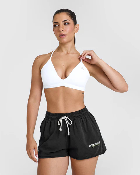 Unified Ultra Micro V Neck Bralette | White | Oner Active (UK / US)