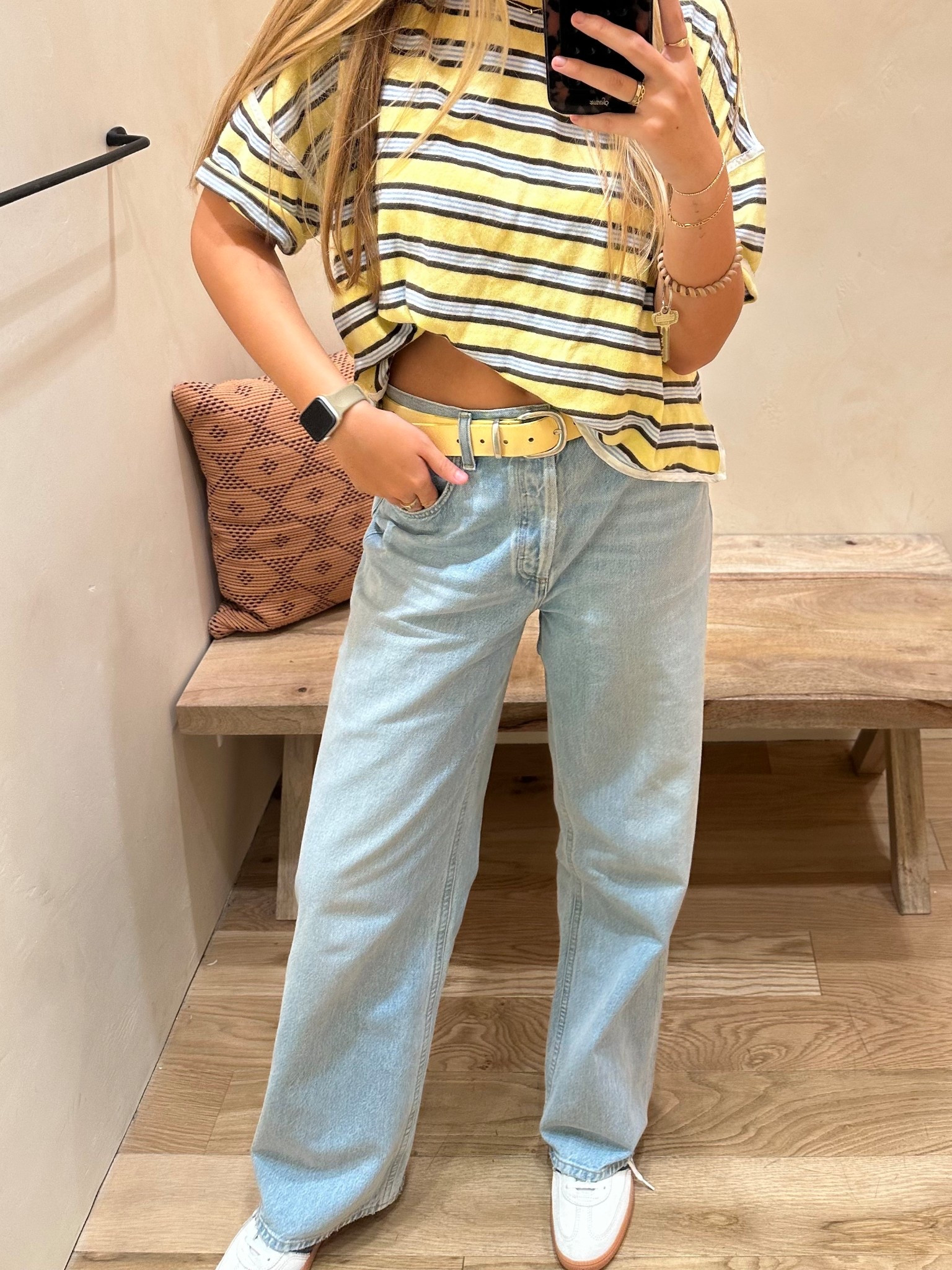 yellow and blue ⭐️🐟 such a fun belt with studs, and the perfect comfy but cute tee shirt! Also.. my new favorite jeans !!! sooo baggy and cute 




#freepeople #urbanoutfitters #denim #anthropologie #styleinspo #employee #summer #spring #LTKfindsunder100 #LTKmostloved #LTKSPRINGSALE #LTKfestival #LTKseasonal #LTKStyleTip #concert #ltkbacktoschool #urbn #comfy #LTKsalealert #instagram #LTKactive #LTKfitness #lounge #LTKworkwear #LTKtravel #everyday


#LTKFindsUnder100 #LTKFallSale #LTKSeasonal