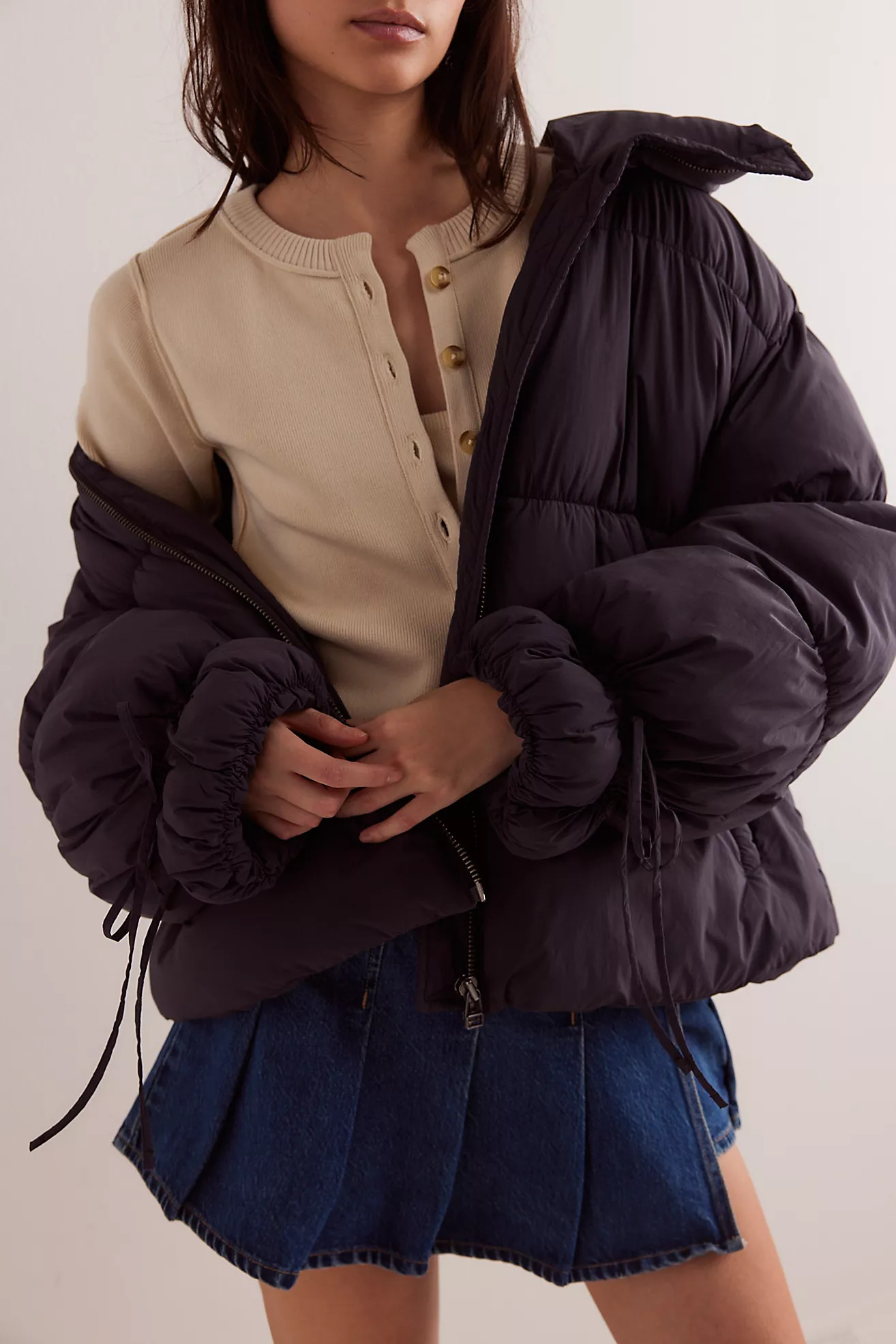 Solid Cotton Candy Puffer | Free People (Global - UK&FR Excluded)