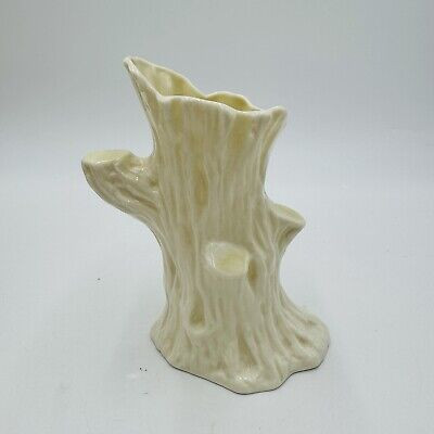 Belleek Ireland  Porcelain Tree Trunk Stump Vase Figurine Vintage  | eBay | eBay US