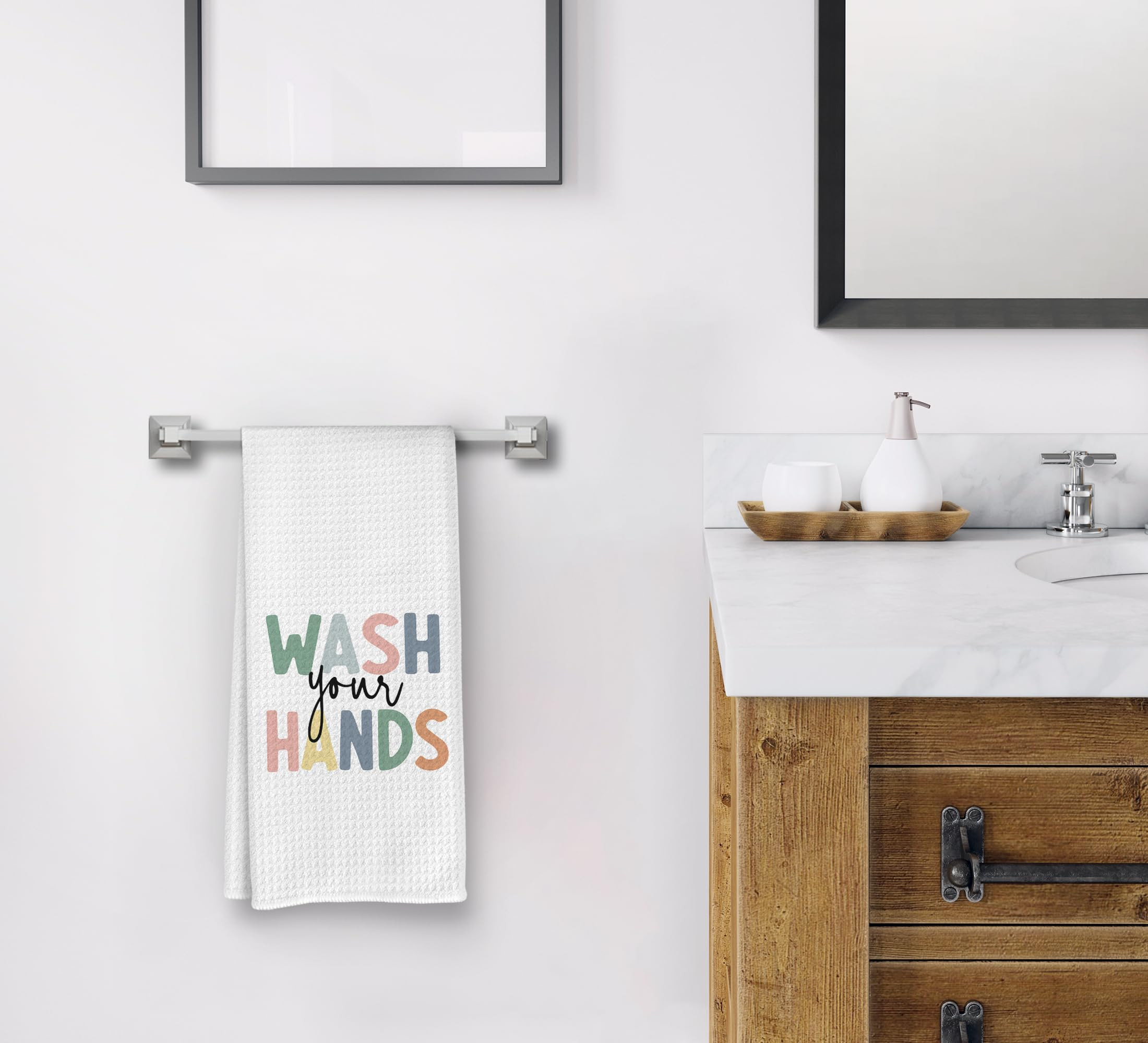 Kids KidBathroom Decor, Kids Hand Towels, Kids Bathroom Accessories, Little Girls Boys Bathroom K... | Amazon (US)