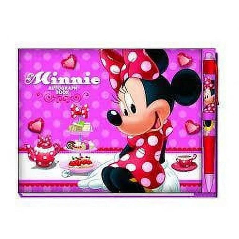 Disney: Minnie Mouse Deluxe Autograph Book with Pink Pen | Walmart (US)