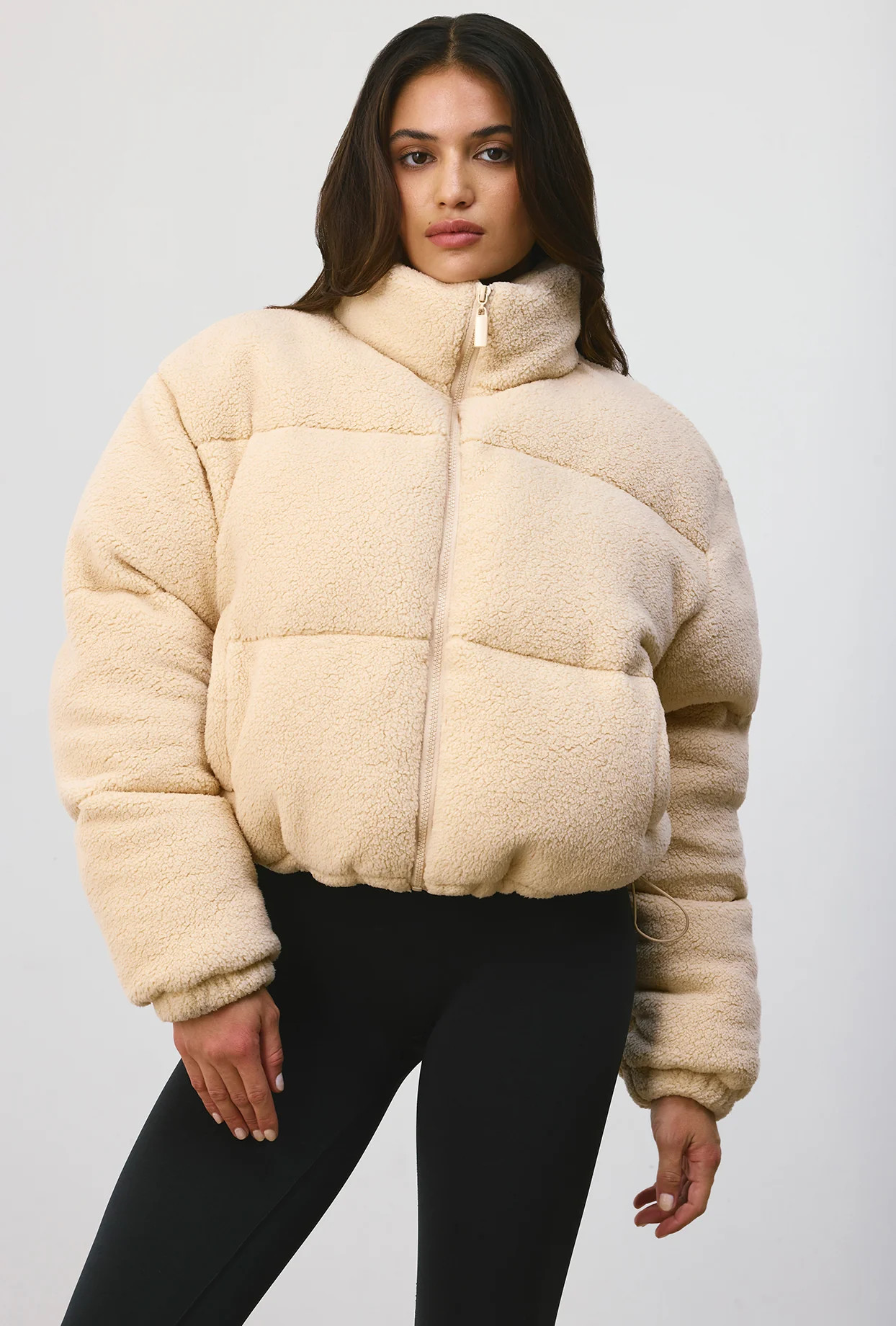 Wrap Up - Puffer Jacket in Cashmere | Bo+Tee