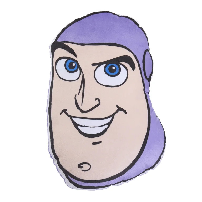 Disney Toy Story Buzz Lightyear Character Toddler Pillow, Purple, Plush Decorative Pillow | Walmart (US)