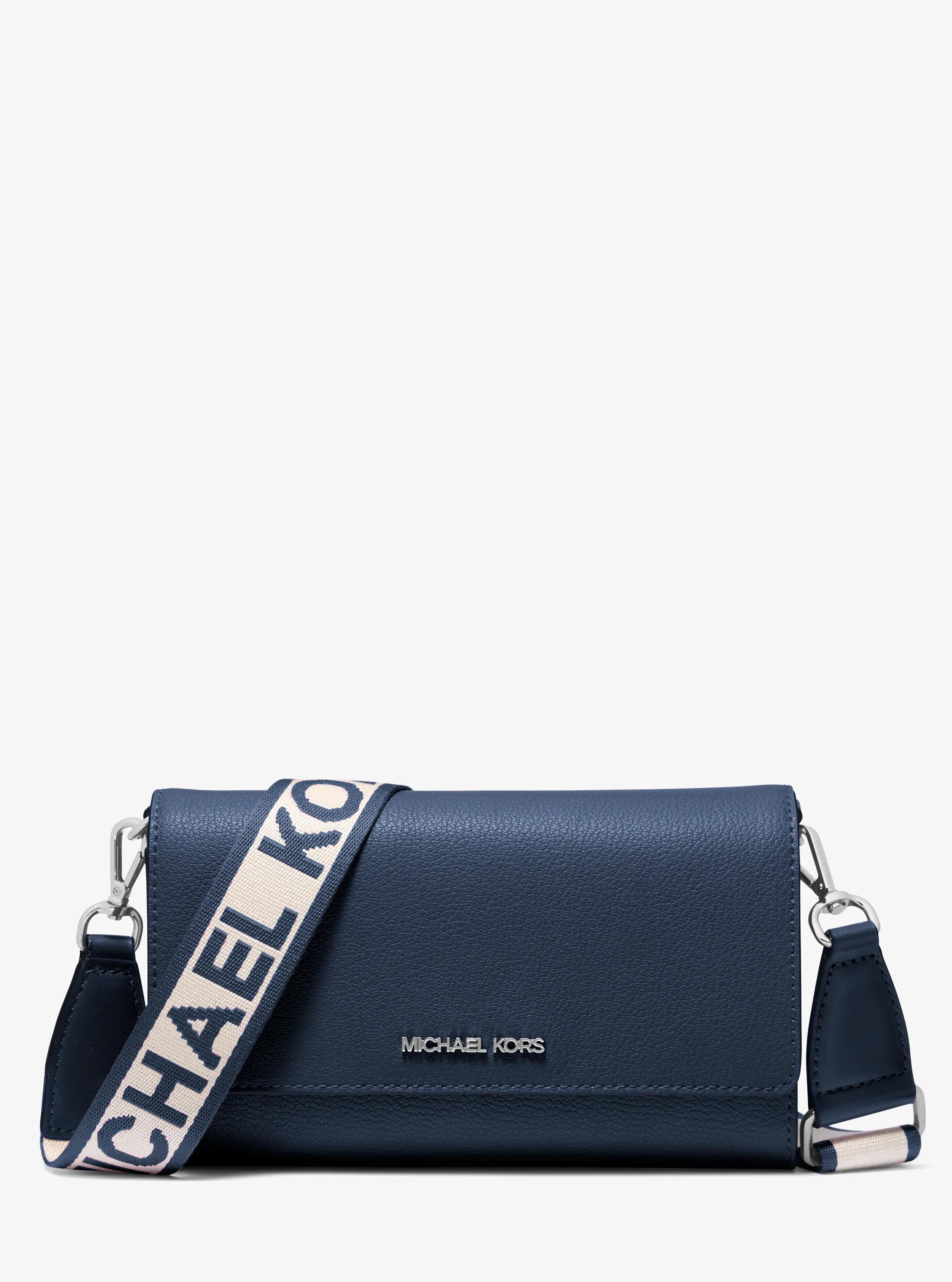 Jet Set Large Leather Crossbody Bag | Michael Kors US