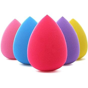 BEAKEY 5 Pcs Makeup Sponge Set Blender Beauty Foundation Blending Sponge, Flawless for Liquid, Cr... | Amazon (US)