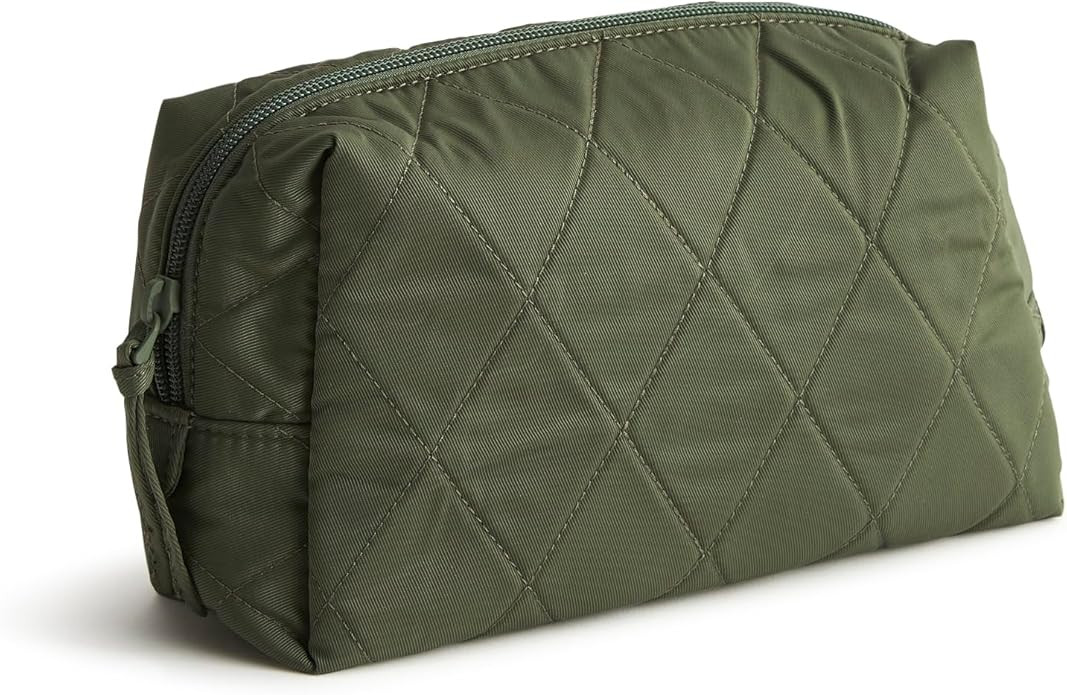 Vera Bradley Women's Performance Twill Medium Cosmetic Makeup Organizer Bag | Amazon (US)