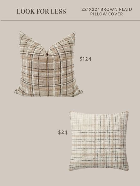 Look for less

Brown plaid pillow covers

#LTKstyletip #LTKfindsunder100 #LTKhome