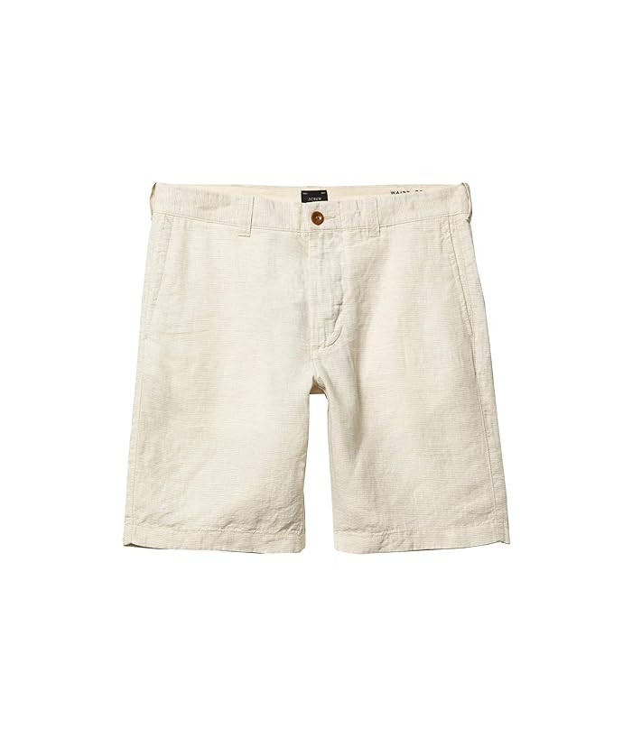 J.Crew 9 Linen Shorts (Tan/White) Men's Shorts | Zappos