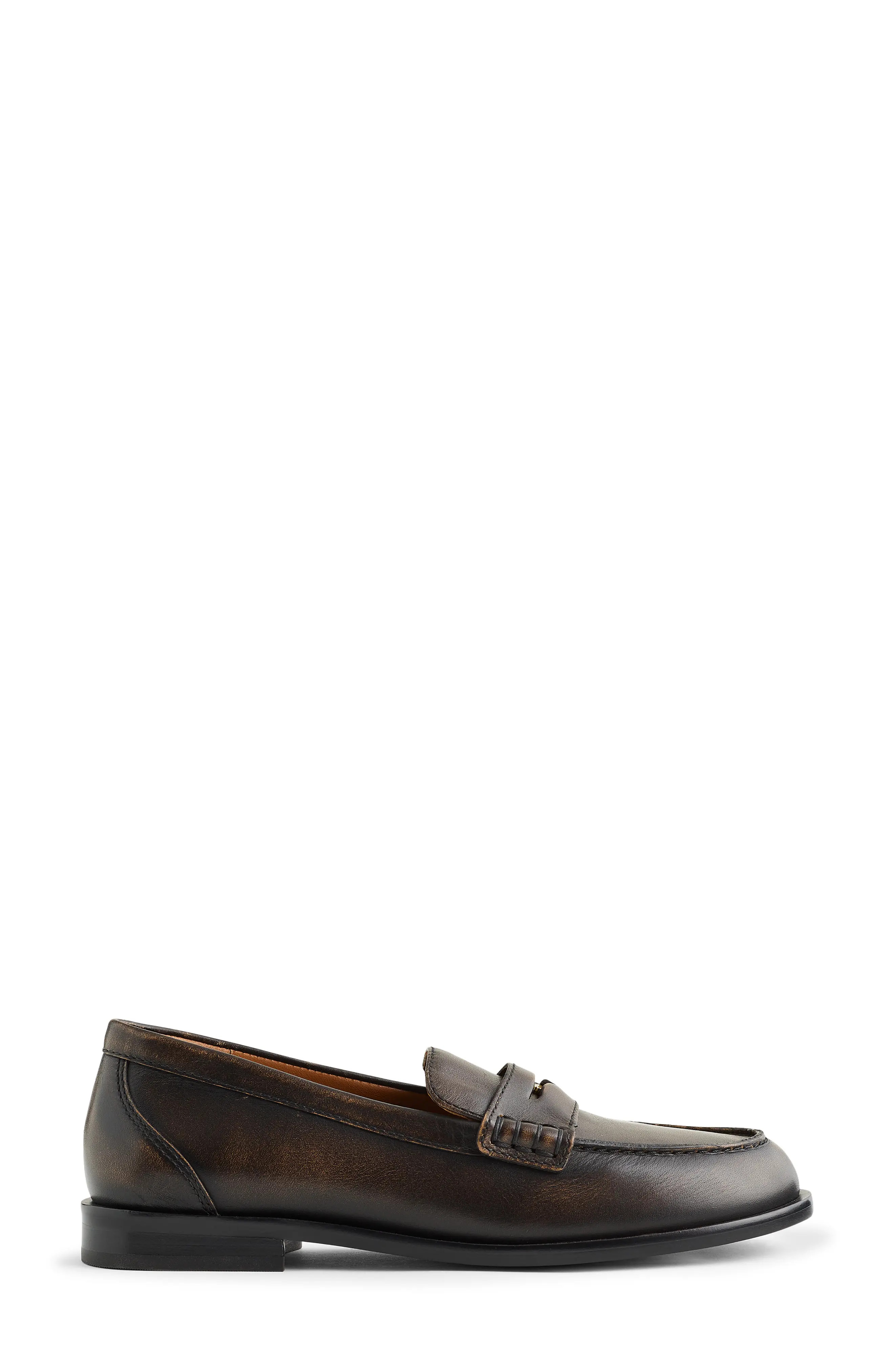 Madewell Grayson Penny Loafer in True Black Multi at Nordstrom, Size 5 | Nordstrom