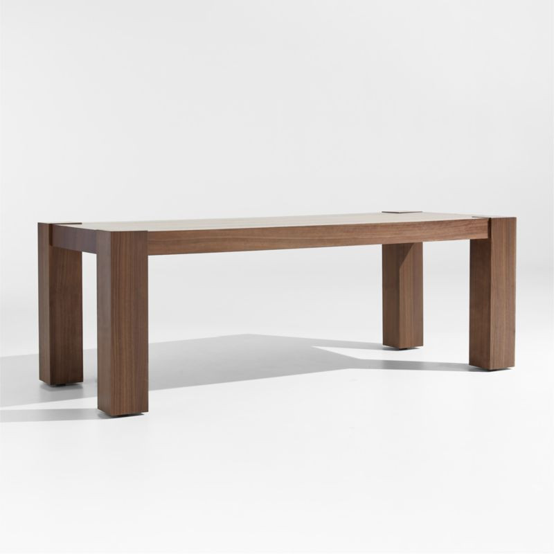 Sobro 86" Walnut Dining Table + Reviews | Crate & Barrel | Crate & Barrel